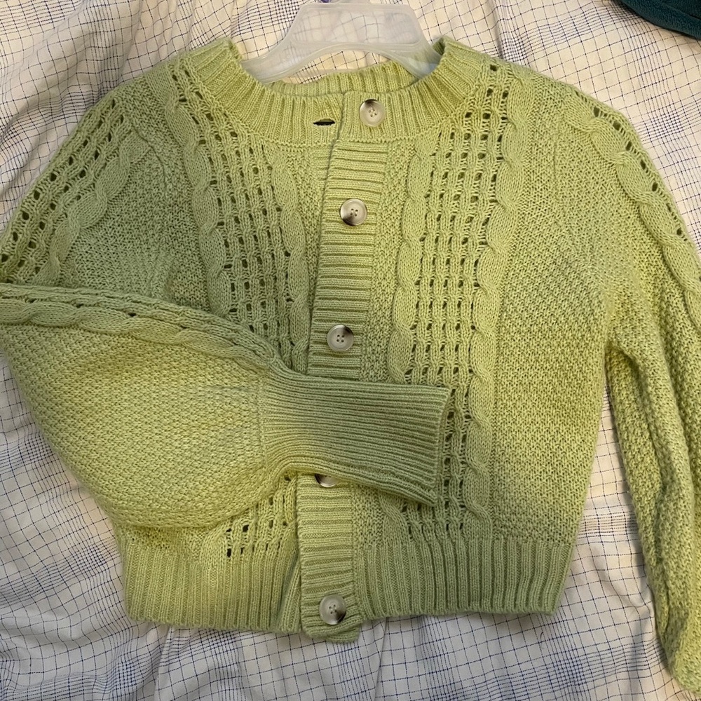 Green sweater